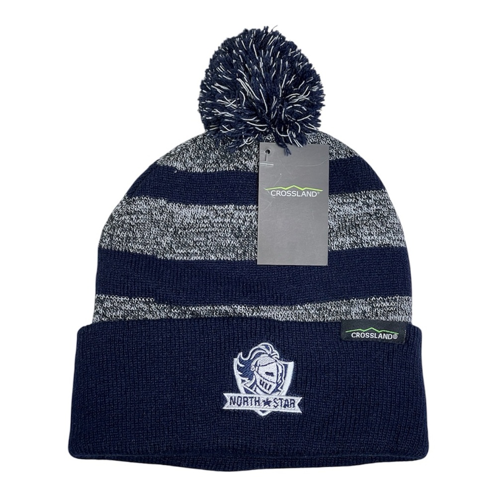 Crossland Beanie Blue and Gray NWT